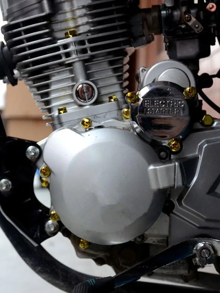 30 pièces/ensemble pièces de Modification créatives accessoires couvercle d'écrou de moteur ornement de moto bouchon à vis de moto bouchons de boulon décoratifs