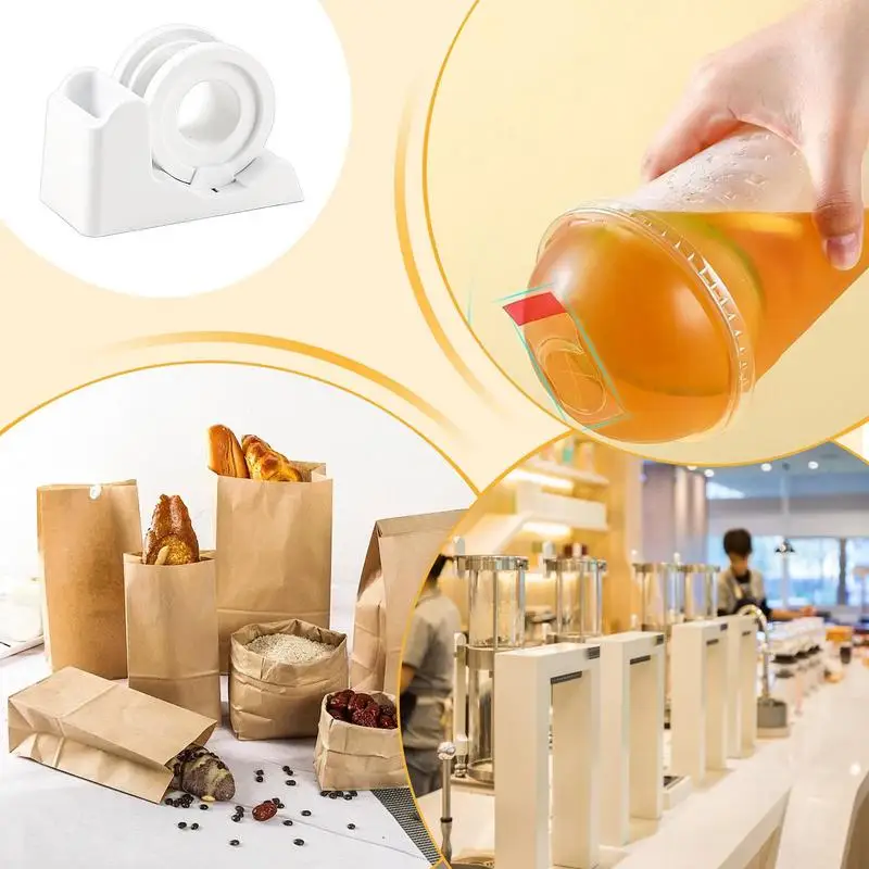 Диспенсер для ленты Многоразовый настольный диспенсер для ленты Сверхмощные нескользящие наклейки База Многоцелевые настольные принадлежности для домашней студии