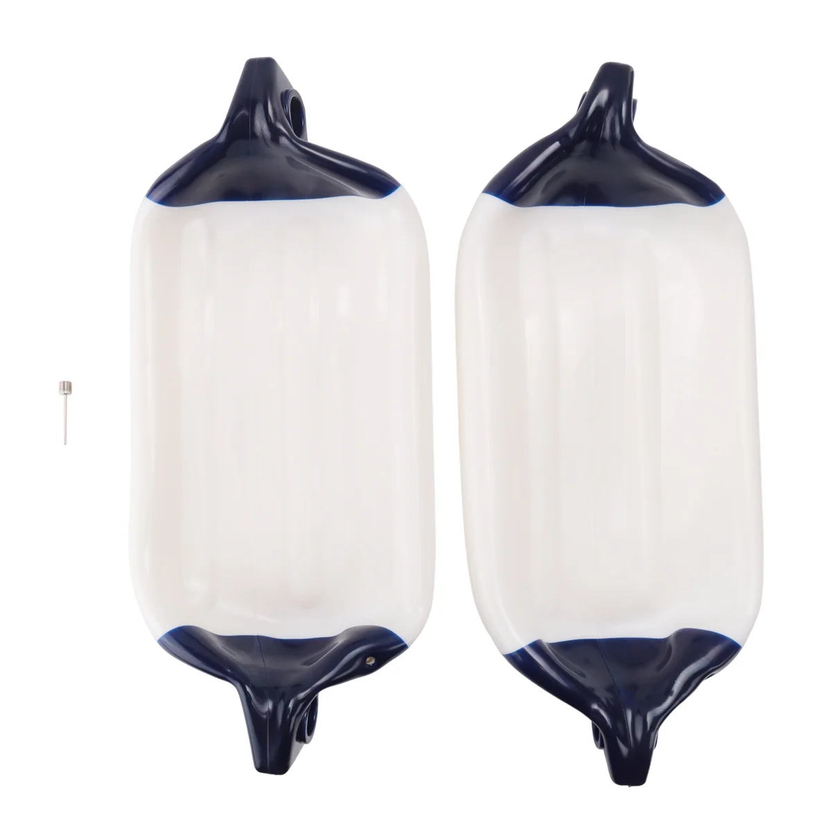 2PCS Inflatable Boat Fender PVC Boat Anchor Fender Buoy Yacht Fenders UV Protection Ribbed Bumper Boat Accessories