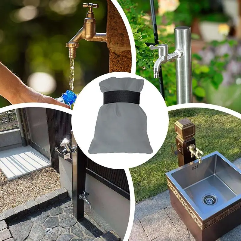 Новый зимний уличный чехол для крана, садовый кран, защита от замерзания, термоносок, многоразовая защита для крана, практичный изолированный чехол