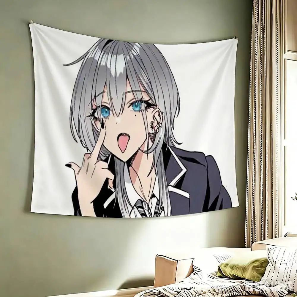 Haimiya-senpai wa Kowakute Kawaii Haimiya Mio  flag Best Price Decoration Outdoor Picnic Party Art Hanging Party