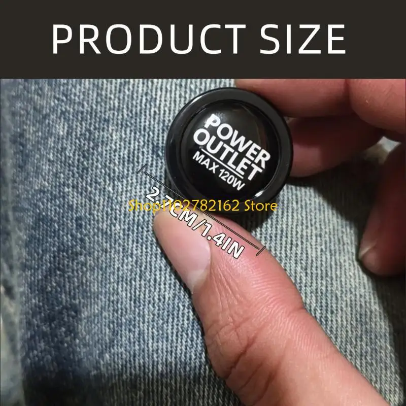 

547B Car Outlet Cover Hollow Dustproof Plug Caps Socket Plug Cover