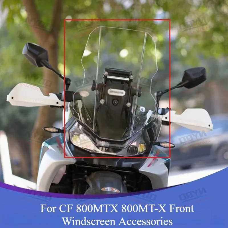 

Heightened Modified Motorcycle Windshield For CF 800MTX 800MT-X Front Windscreen Accessories