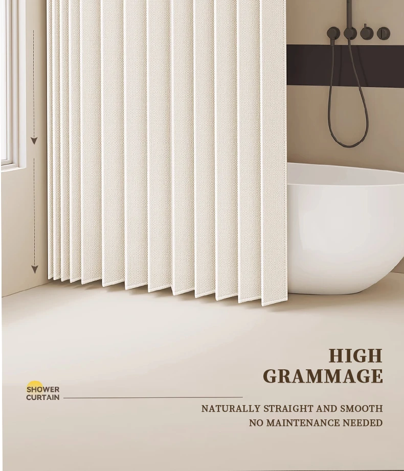 Stilvoller, eleganter, zusammenklappbarer Türvorhang, kein Stanzen, Design, Heimdekoration, Privatsphäre, bessere Platzspartitionierung – Detail 5