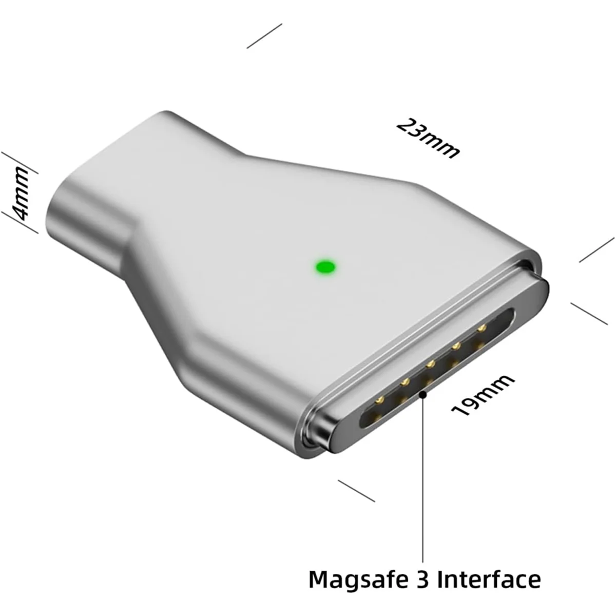 140W USB C to Magnetic 3 Charging Adapter Compatible for MacBook Pro 2023 (M2, 14/16 Inch), for MacBook Air 2022 (M2)