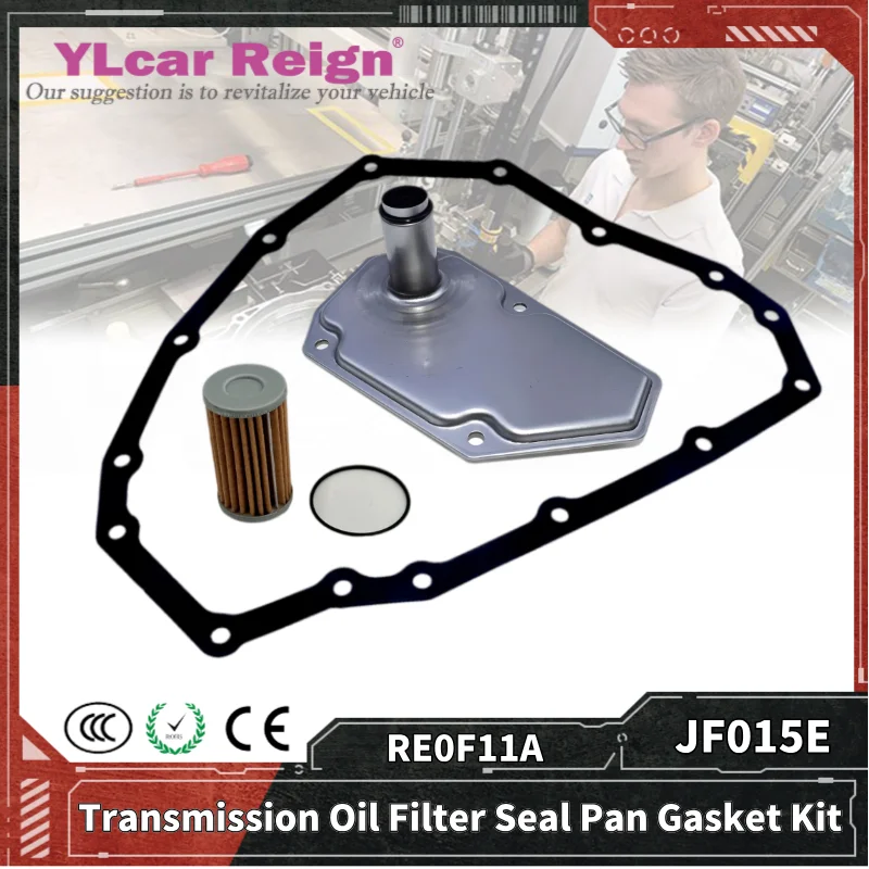 JF015E RE0F11A JF015 Trasmissione Filtro Olio Guarnizione Pan Kit Per auto Nissan Sentra Nota Tiida SKD 31397-3JX0A 31726-3JX0A