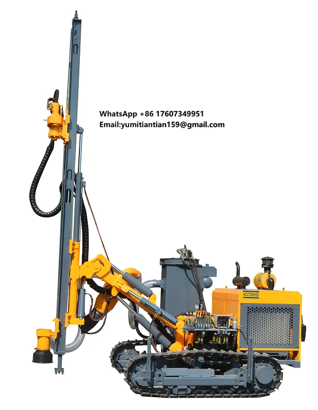 

KG726 Hot Sale 25m Depth Down the Hole Percussion Blast Hole Mine Mining Drilling Rig Machine