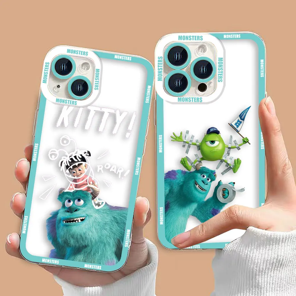 디즈니 몬스터즈 인크 설리반 투명 폰 케이스 레드미 K40 K60 15C 14C 13C 13 12 12C 10 10C 10A 9 9C 9T 9A 8 7 A1 A2 A3 A5 케이스