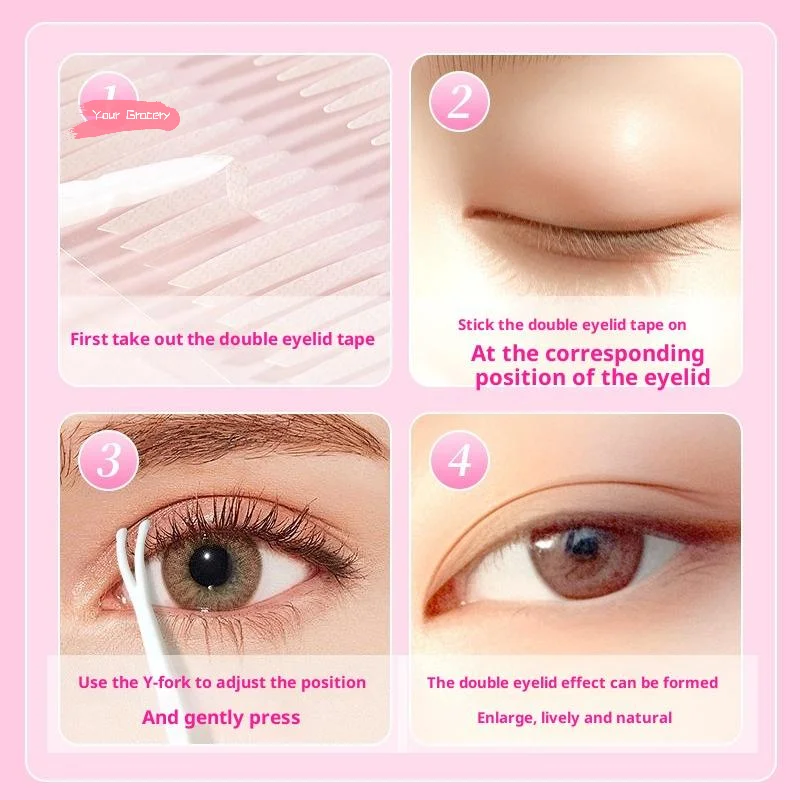 120 個の目に見えない二重まぶたステッカー防水ナチュラル長持ちツール付き透明まぶたストリップアイメイク用