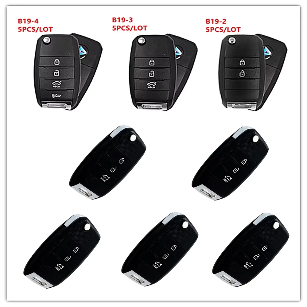 

5PCS /LOT KEYDIY KD B Series Control B19-2 B19-3 B19-4 for KD-MAX KD900 KD-X2 KD AMX Programmer for KIA Hyundai Style