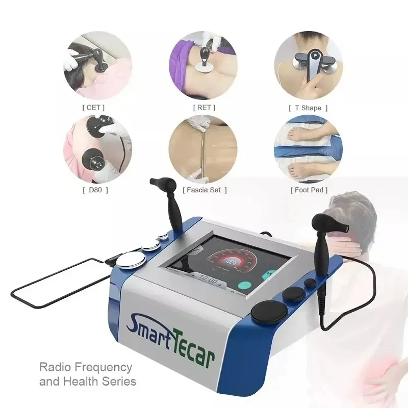 SmartTecar 448Khz Diatermia Machine Shaping Pro Tecar Therapy Diathermy Physiotherapy Loss Weight High Radio Frequency Therapy