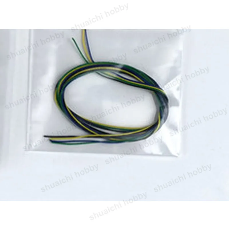 2 set di lunghezza 50 cm filo colorato modifica motore cavi elettrici parti fai da te per RC Fighter Tank modello scenario architettura