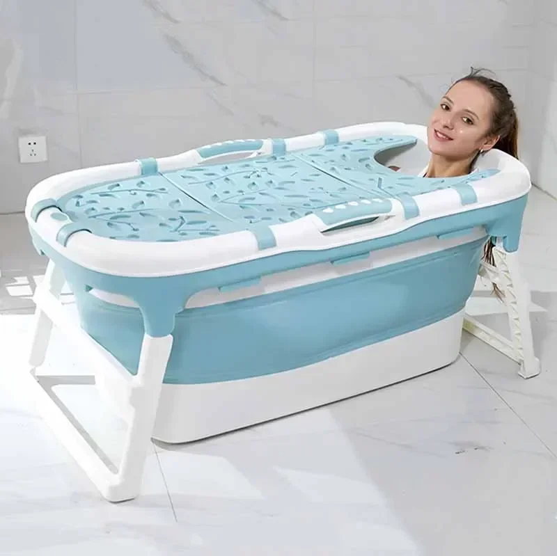 Baby Folding Adult Bathtub Portable Large Mobile Outdoor Tubs Bath Bucket Woman Baignoire Pliable Adullte bathtub accessories