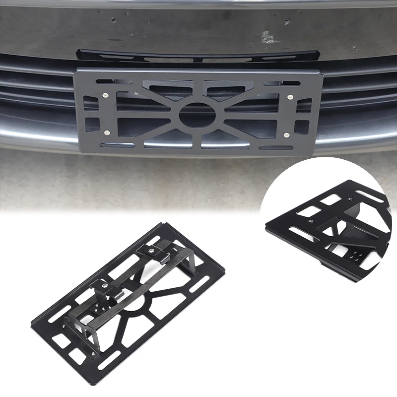 Front Grille License Plate Bracket Replace Front Bumper Tag Plate Holder Number Plate Base For Mazda MX-5 2016-2026 US Version