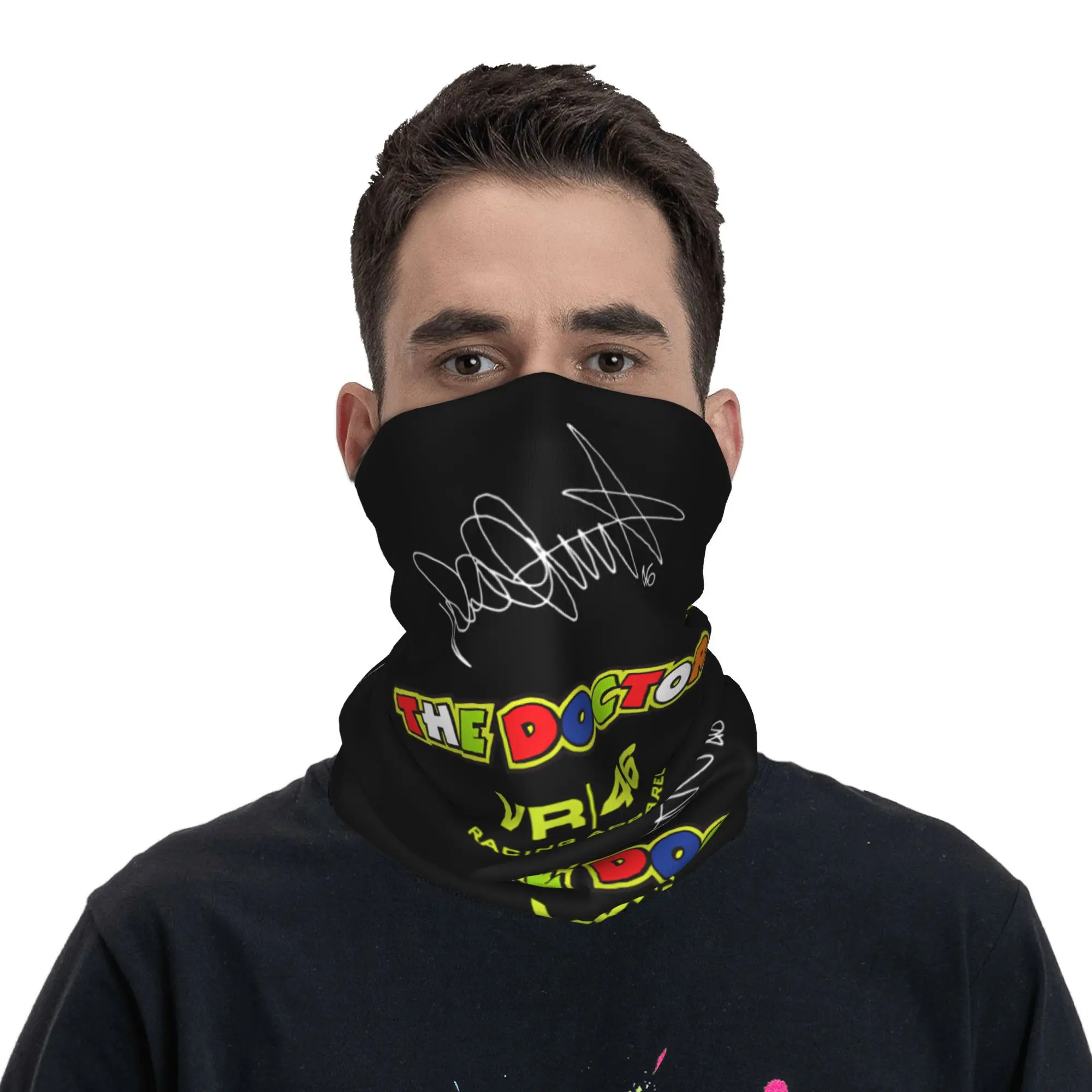 Signature Merchandise Motorcycle Rossied Bandana Neck Gaiter  Balaclavas Face Mask Scarf Multi-use Cycling Running Unisex Adult