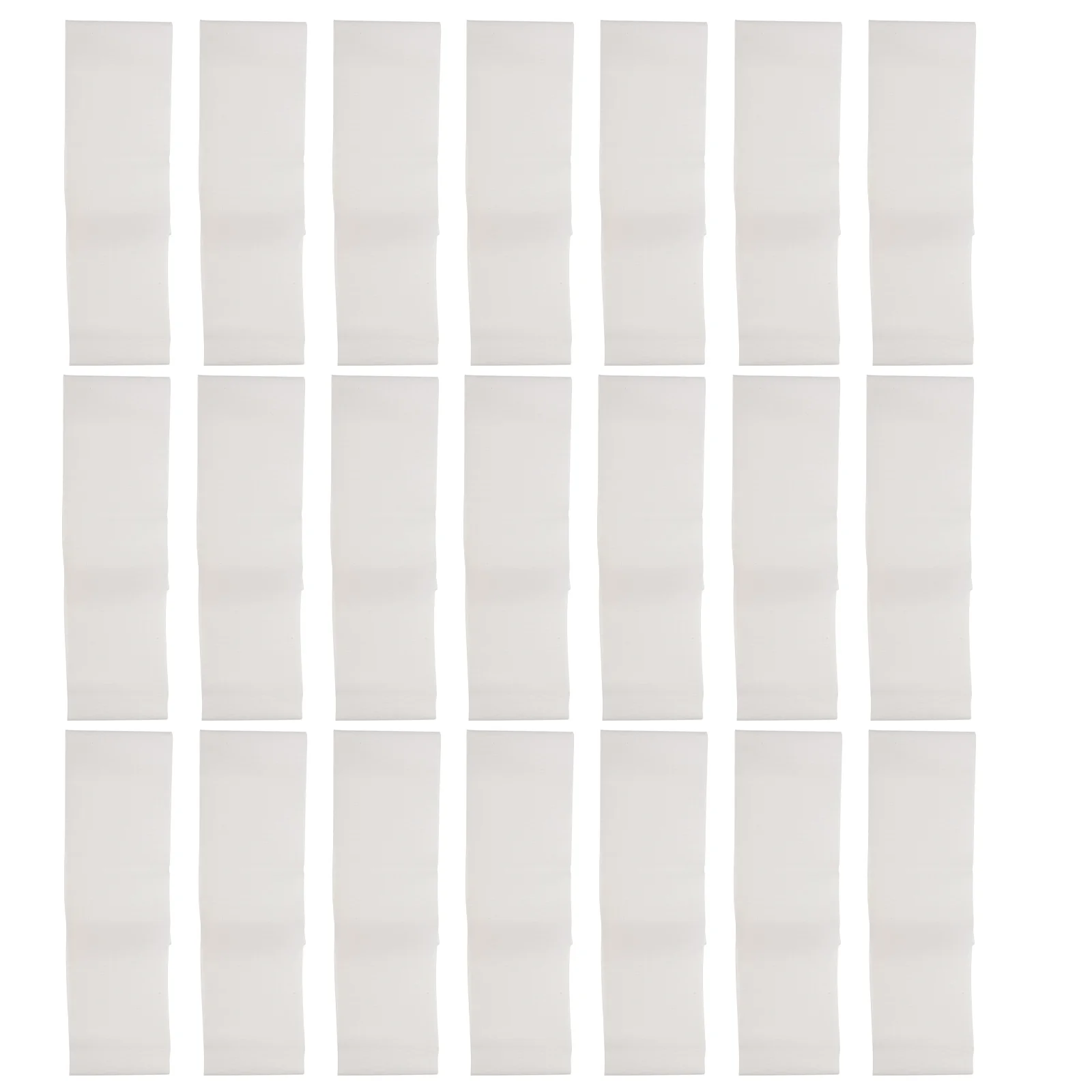 

100Pcs Salon Disposable Elastic Hair Wraps Skin Care Headbands for Spa Makeup (White)