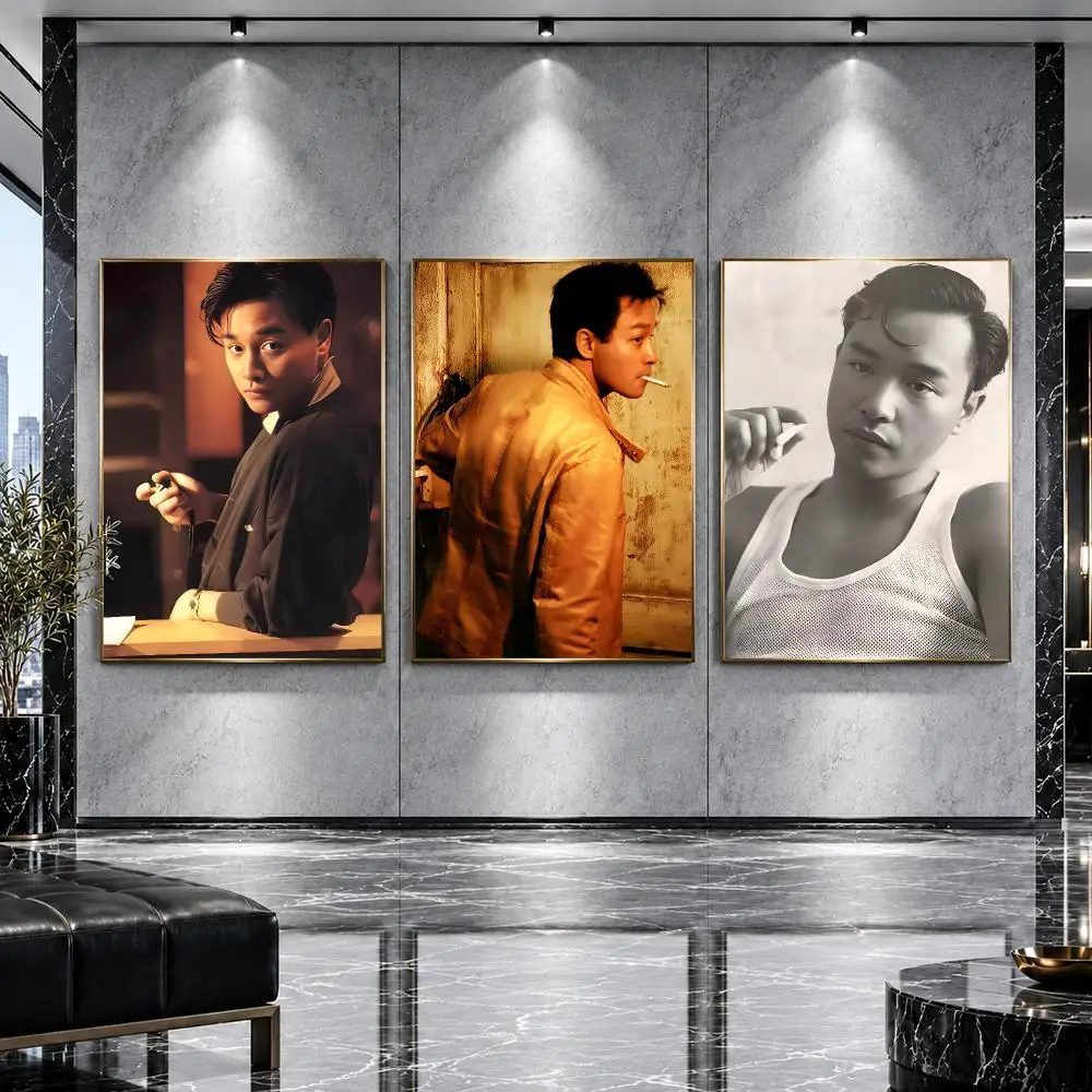 celebrity Leslie Cheung Poster Poster HD Printing Premium Luxury Style Wall Art Home Decor For living room Bedroom Gift