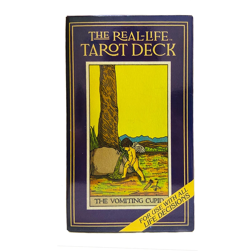 The Real Life Tarot Deck 78 Oryginalne karty z myślą o wykrywającym przyszłość i przyszłość innych angielskich gier planszowych