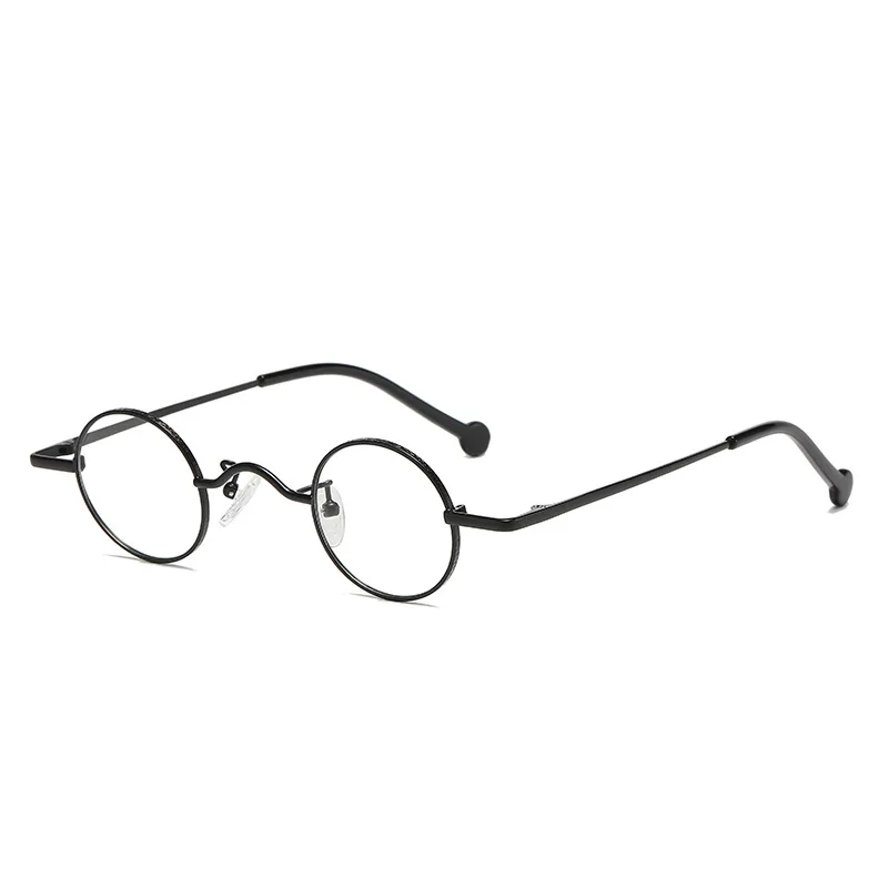 LY83027 New Japanese Style Retro Round Frame Blue Light Blocking Plain Glasses Lightweight Frame with Prescription Glasses