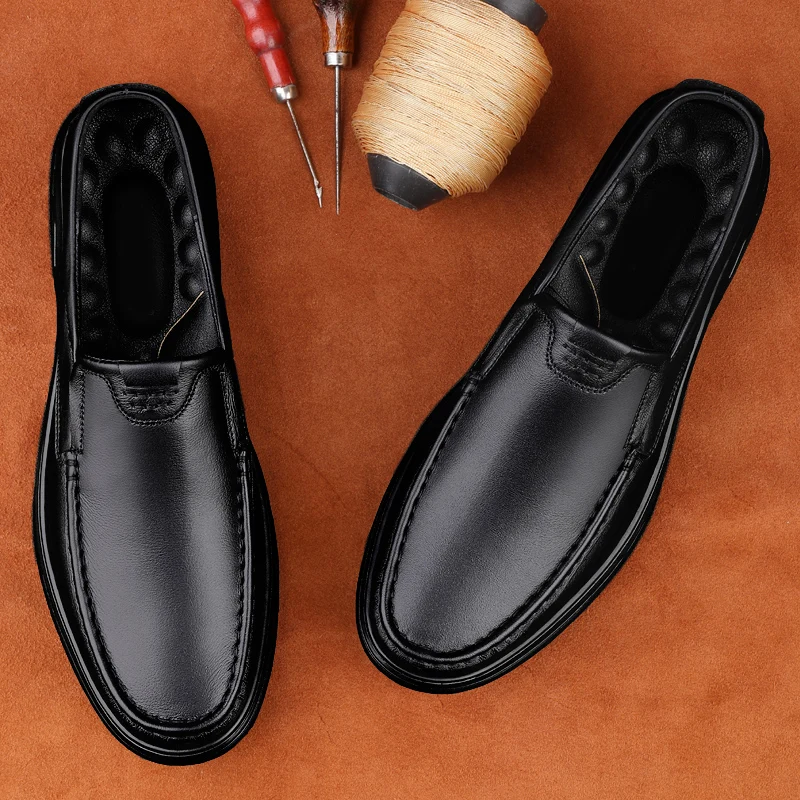 Men\'s Wedding Party Shoes slip on Designer Style Dress Shoe Men Brand Business Casual Shoes Slip on Leather Shoes men moccasins