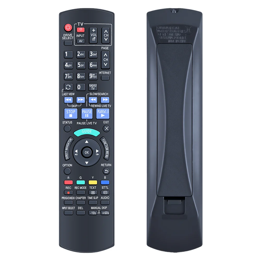 N2QAYB000980 Remote Control For Panasonic Blu-ray Disc DVD Recorder DMR-XW440 DMR-XW440GL DMR-XW440GLK DMRXW440 DMRXW440GL