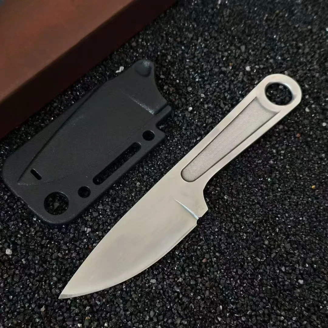 

1119 Регулируемый нож с прямым лезвием 425, рама из высокоуглеродистой нержавеющей стали, встроенный нож профессионального уровня, мужские подарки