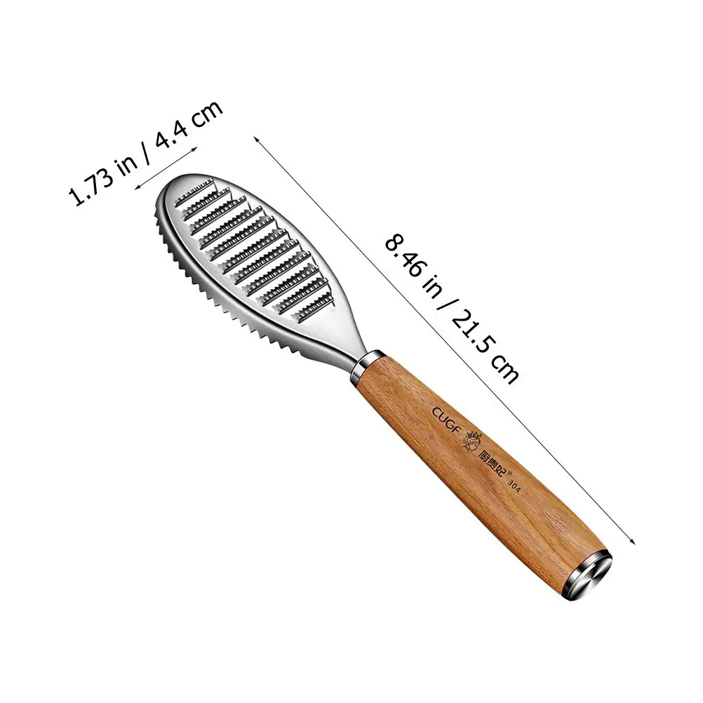 Stainless Steel Fish Skin Peeler Scale Scraper Fish Scale Peeler Scraping Graters Fast Remove Fish Cleaning Peeler Scraper