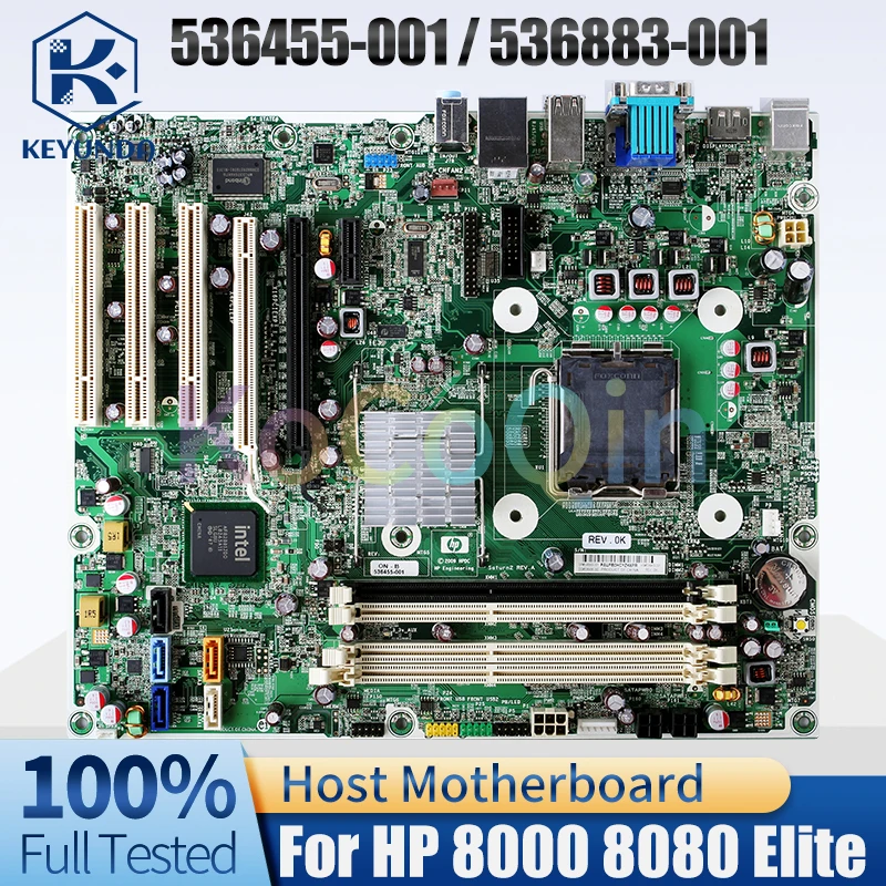 For HP 8000 8080 Elite Desktop Host Board 536455-001 536883-001 Computer Motherboard Full Tested