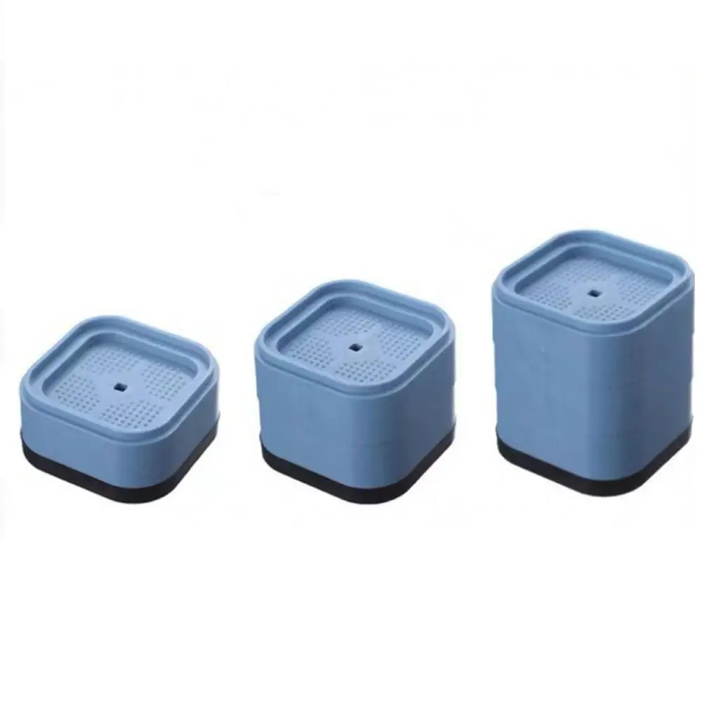 

4Pcs/set Refrigerator Support Dampers Stand Washer Feet Legs Mat Rubber Mat Feet Pad Refrigerator Base Washing Machine Pad