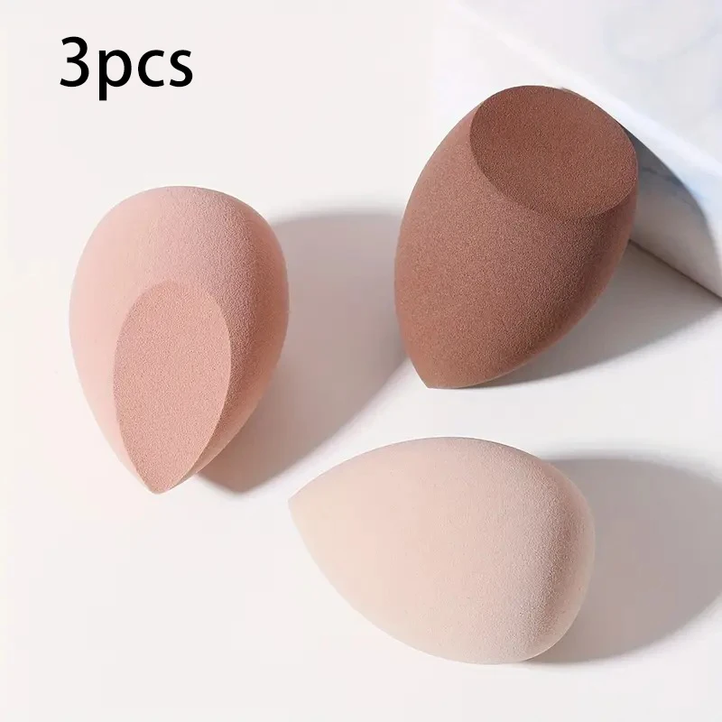 ​ Esponjas de maquiagem em tom de café - variedade de cores surpresa para maquiagem de férias impecável - Esponjas macias para base perfeita