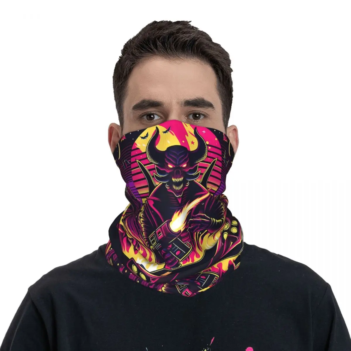 Unisex H-Helldivers Máscara Facial, Adulto Bandana, Gaiter pescoço respirável, Motorcycle Club, Correndo, Engraçado