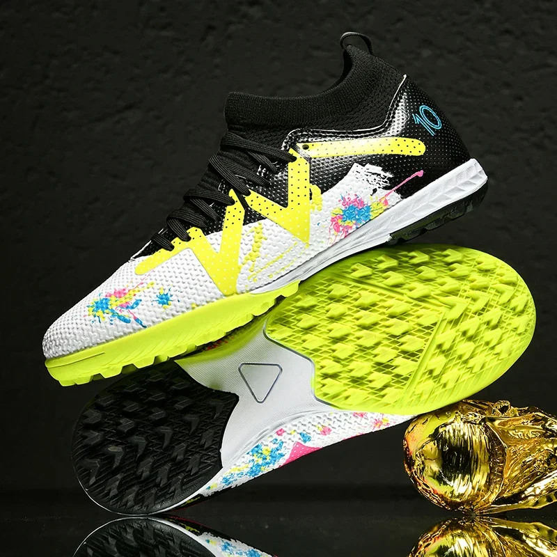 جديد الرجال أحذية كرة القدم المجتمع المرابط أحذية كرة القدم المهنية داخلي سريع ملعب كرة القدم الأحذية حذاء رياضة الصبي التدريب الأصلي