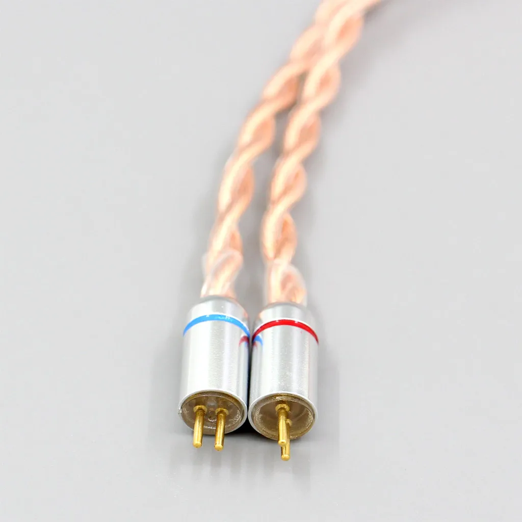 4 Core 1.7mm Litz HiFi-OFC Earphone Braided Cable For 0.78mm Flat Step JH Audio JH16 Pro JH11 Pro 5 6 7 BA LN008079