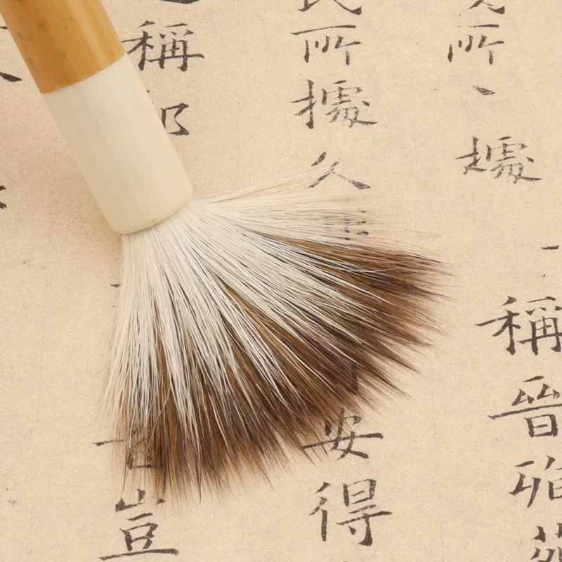 Slender Gold Calligraphy Brush Set Painting Brush Weasel Hair Rabbit Hair Multiple Brush Small Regular Script Calligraphy Brush