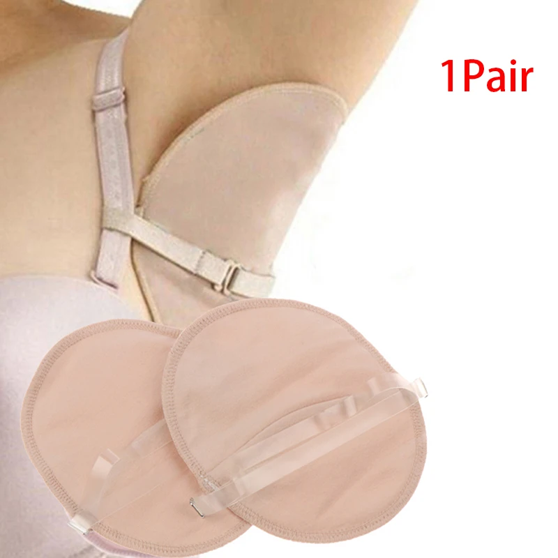 1Pair Underarm Sweat Shield Pad Washable Armpit Absorbing Sweat Guards Strap