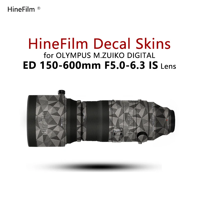 

Чехол Hinefilm для Olympus 150-600 мм, фотосессия 150600, наклейка на объектив Olympus 150 600, оберточная наклейка 150-600