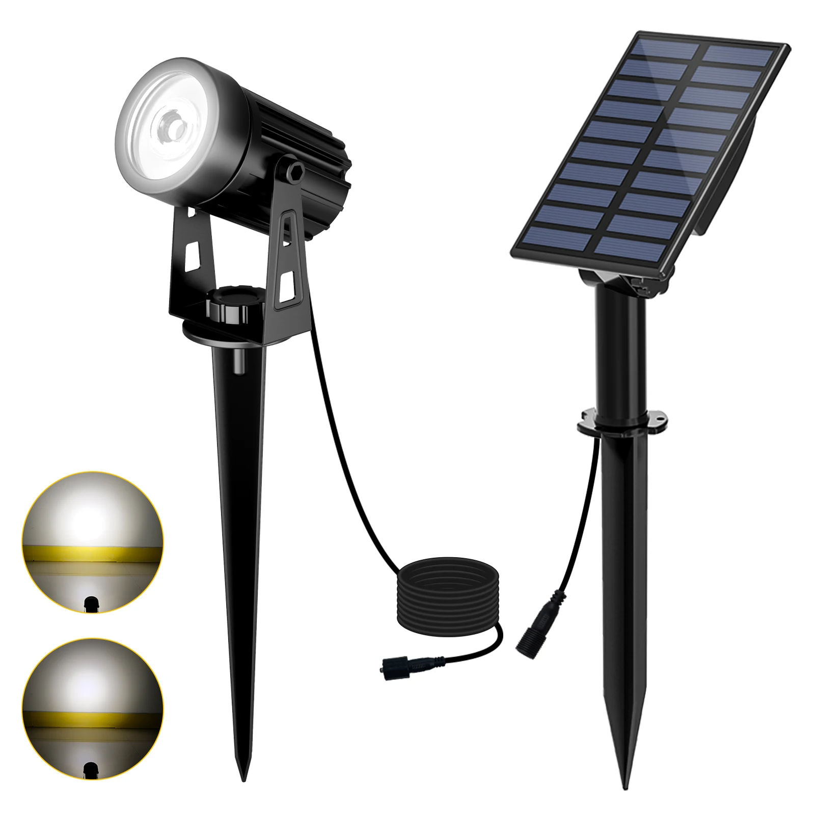 T-SUNRISE Solar LED Wall Light RGB IP65 3