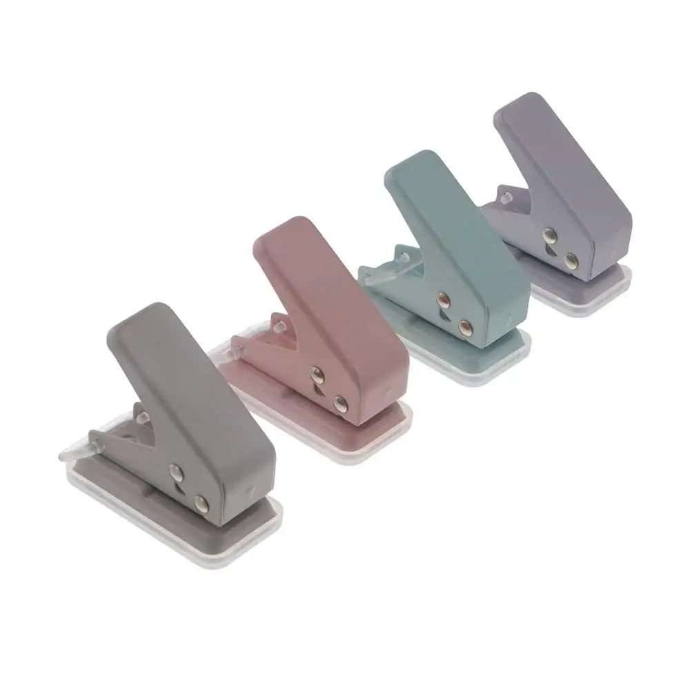 

Stationary Scrapbooking Single Ring DIY Punching Tool Hole Puncher Paper Puncher Mini Single Hole Punch School Office Supplies