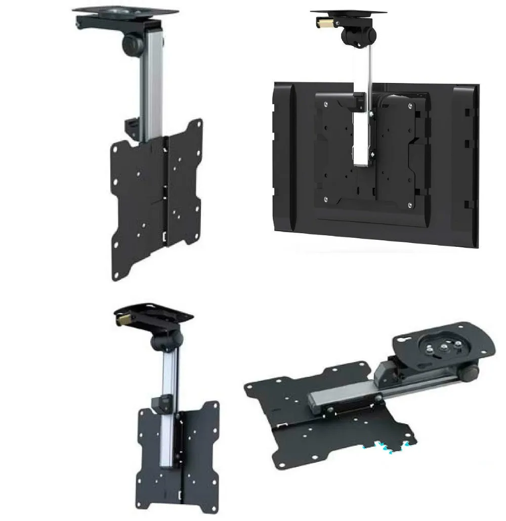 Foldable Car Ceiling 17-37 inch Screen LED LCD Monitor Holder TV Mount Hanger Wall Mount Rack Cabinet Mount TV Holder