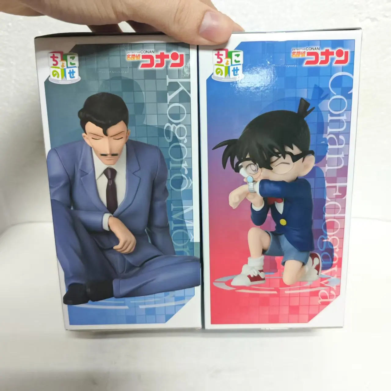 Sega 형사 코난 애니메이션 코난 & 모리 코고로 마취 바늘 액션 피규어 모델 입상 오리지널 Figuarts 장식