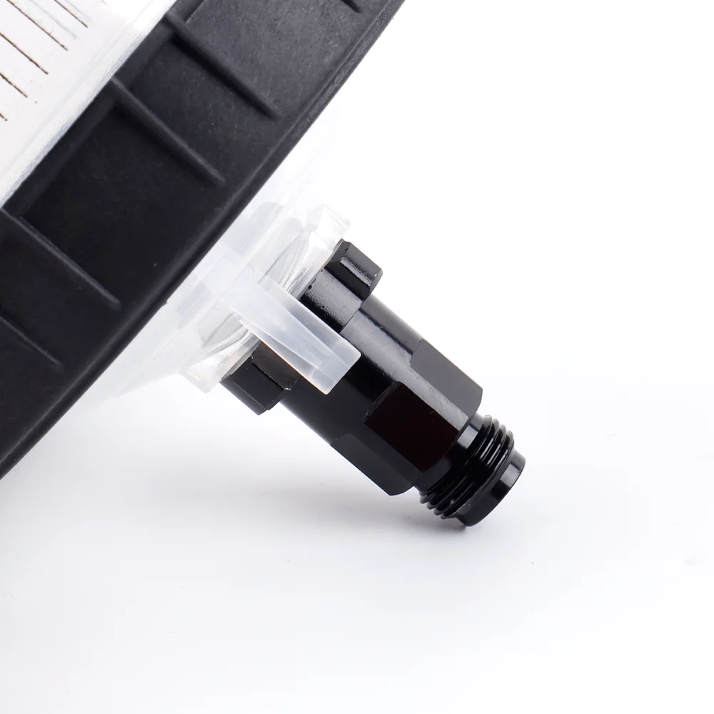 موصل سريع بندقية رذاذ محول M16x1.5 الأحمر والأسود G3/8 الخارجية M16x1.5 الأحمر الداخلية البخاخة محول كوب الطلاء القابل للتصرف #5