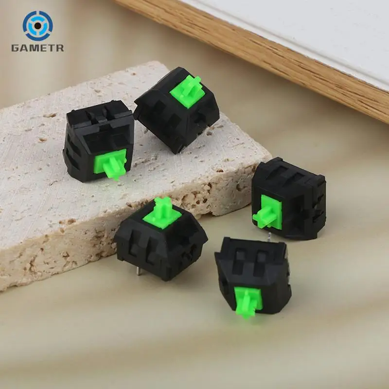 5pcs Green RGB switches for Razer blackwidow Chroma Gaming Mechanical Keyboard and others with 4pin led switch