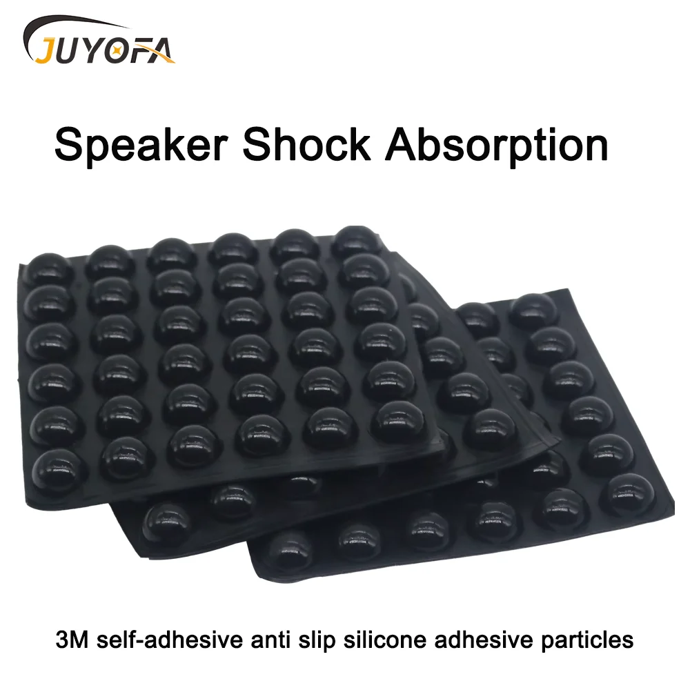 

Speaker Shock Absorber Soft Damping Special-Grade Fluorinated Rubber 3MM Self-Adhesive Moisture Proof Foot Nail