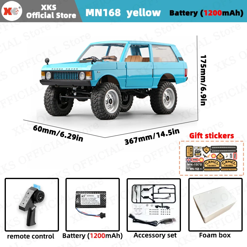 MN168 RC Auto 1:12 Volledige Schaal RTR Versie MN Model 2.4G 4WD 280 Motor Proportionele Off-Road RC Afstandsbediening Auto voor Jongens Geschenken
