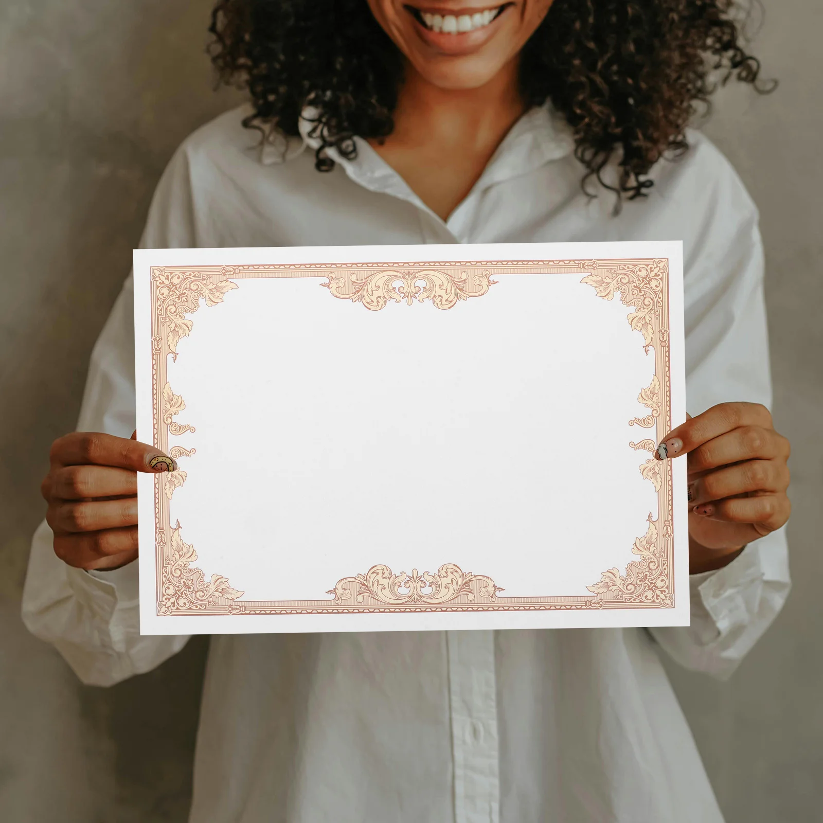 

30pcs Blank Certificate Paper Inner Pages Printable For Graduation Awards School Employee Recognition Certificate Printing Paper