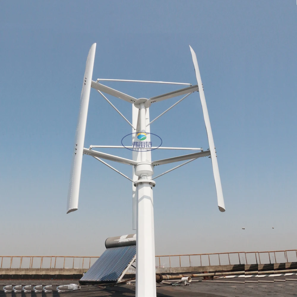 CE APPROVED 1KW 2KW 3KW 5KW 10KW Vertical Wind Turbine 24V 48V 96V 120V 3 Phase 3 Blades Home Use With Maglev Generator