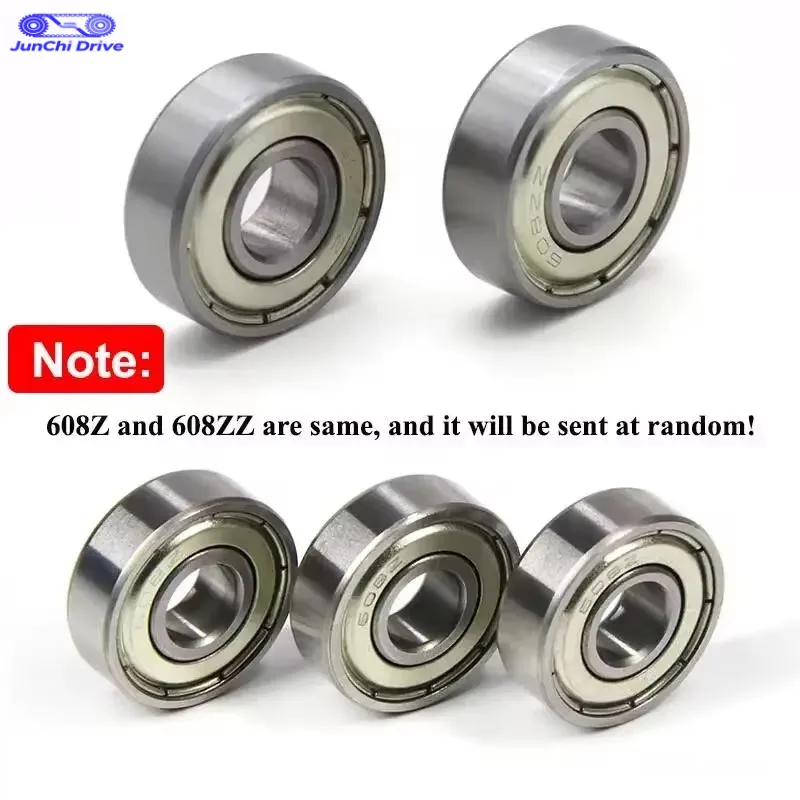 Bearing Steel/Stainless Steel Deep Groove Ball Bearing 603ZZ-6024ZZ ID 3-120mm Double Metal Shield High Speed Low Noise