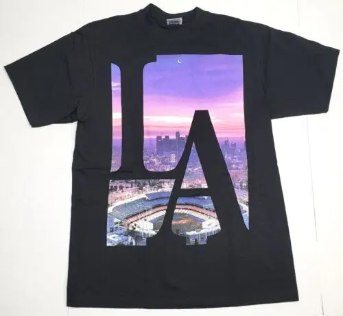 Los Angeles T-shirt LA City Of Angels Chavez Ravine California Califas Men's New