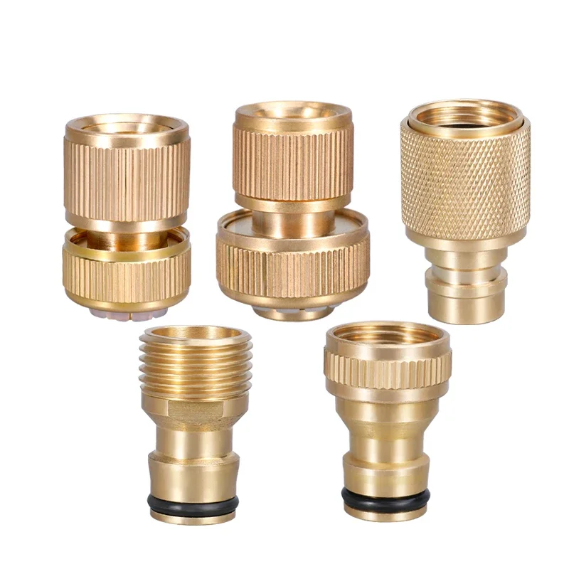 

High Quality Female Threaded Faucet Adapter Brass Garden Hose Connector for Home Thread Water Faucet Garden Irrigation Tool