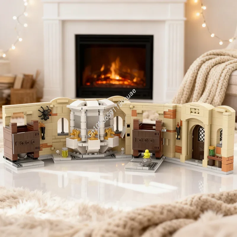 

426pcs MOC Harry Polyjuice Bathroom Model Building Blocks Toys Architecture DIY Assemble Christmas Gift Education Creative Idea